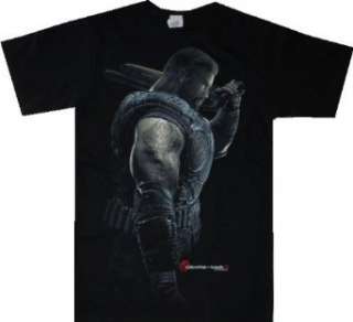  Gears of War 3 Dominic Dom Santiago Black T Shirt 