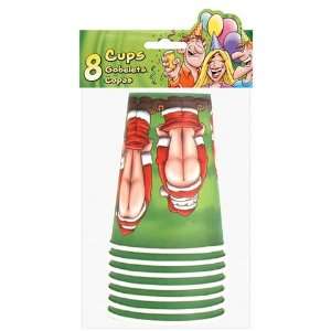  Santa butts flashing, cups   8 per pack Toys & Games