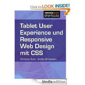 Tablet User Experience und Responsive Web Design mit CSS (German 