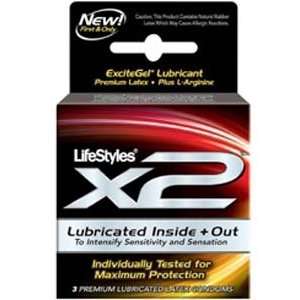  Condom Lifestyles X2 3 Pack