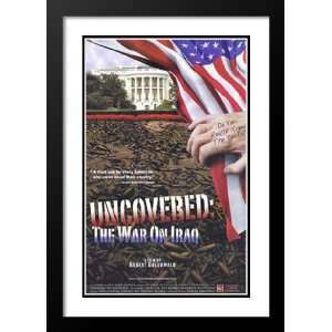  Uncovered 20x26 Framed and Double Matted Movie Poster 