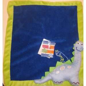  Light Blue Dinosaur Lovey Blankey Snuggly 