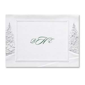  Exclusively Weddings Winters Romance Thank You Note 