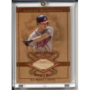 2001 Upper Deck SP Game Bat Milestone Edition Piece of The Action 