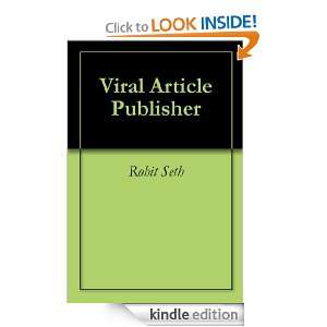 Viral Article Publisher Rohit Seth  Kindle Store