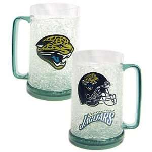  NFL Crystal Freezer Mug   Jaquars   Jacksonville Jaguars 
