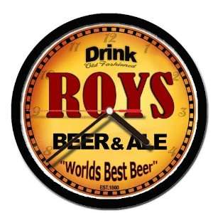  ROYS beer and ale cerveza wall clock 