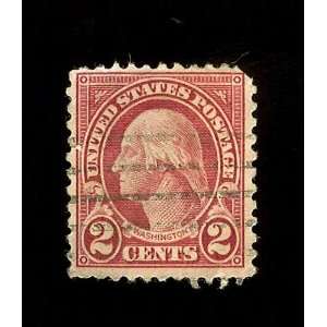  1922 25 Issue Washington 2 Cents/ 1923 (Carmine) Stamp 
