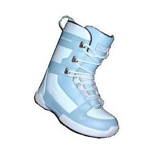 Heelside Launch Kids Lace Snowboard Boots Size 3 Blue  