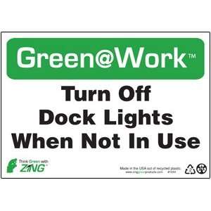  Turn Off Dock Lights Sign Patio, Lawn & Garden