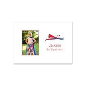  Superhero Photo Card Stationery