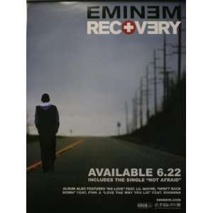  EMINEM RECOVERY DOUBLE SIDED POSTER 24 X 18 [1324 