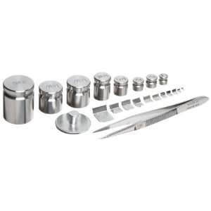 Rice Lake 12512 12 Piece Stainless Steel Calibration Metric Test 