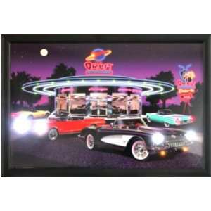  LED 12 Inch x 18 Inch Picture Orbit Diner