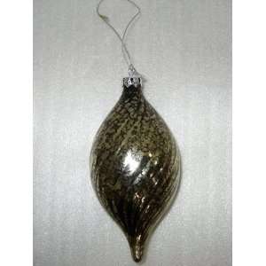  Glass Swirl Ornament 3/A (antique Gold) 85mm Ant Gld (Pack 