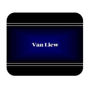    Personalized Name Gift   Van Liew Mouse Pad 