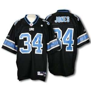  Detroit Lions KEVIN JONES #34 Mens Premier NFL Jersey 