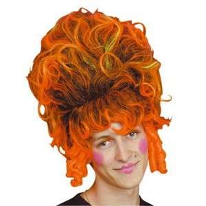  Pams Female Wigs Short  Medium  Drag Queen Neon Orange 