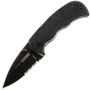   Edge AUS8A Stainless Steel Textured G 10 Handle