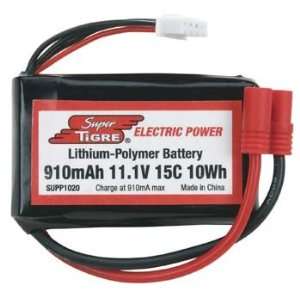  SuperTigre   LiPo 3S 11.1V 910mAh 15C (R/C Airplanes 