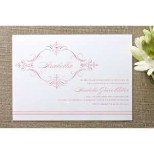  French Vintage Baptism and Christening Invitations 