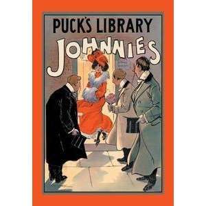    Vintage Art Pucks Library Johnnies   00572 6