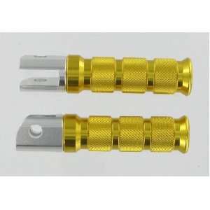  Emgo Anodized Aluminum Front Footpegs   Gold 50 11240 Automotive