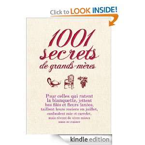 1001 secrets de grands mères (French Edition) Sylvie DUMON JOSSET 