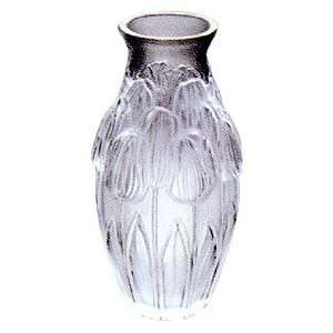  Lalique Crystal Tulip Vase 6 3/4 12524