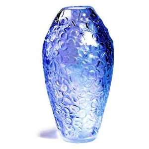   Lalique Crystal Violeta Vase Blue 12610 Lalique 12610
