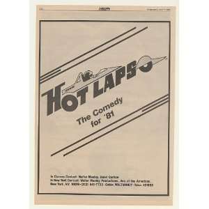 1980 Hot Laps Movie for 81 Promo Trade Print Ad (Movie Memorabilia 