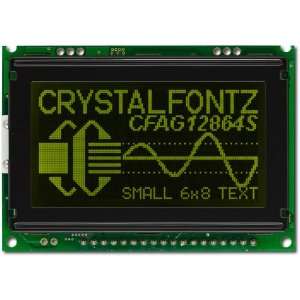  Crystalfontz CFAG12864S YTI VT 128x64 graphic LCD display 