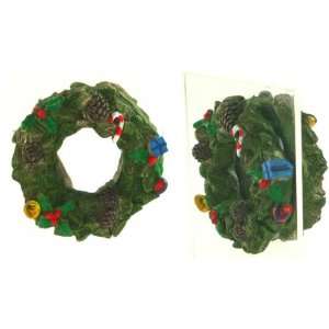  Christmas Wreath Magnet   Fly Thru Window Ornament 