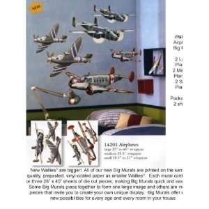   Wallcovering Wallies Murals and More Airplanes 14201
