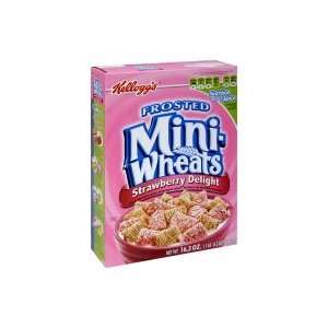 Kelloggs Mini Wheats Bite Size Frosted Cereal, Strawberry, 21.5 oz 