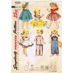   Sewing Pattern Saucy Walker Doll Clothes Arts, Crafts & Sewing