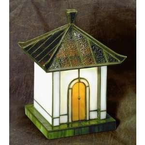    1638 Pagoda   One Light Tiffany Accent Lamp, Other