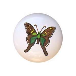  Long Tailed Skipper Butterfly Drawer Pull Knob