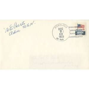  Maurice E. Curts Autographed Commemorative Philatelic 