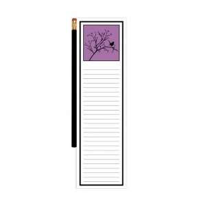   Natural Elements   Plum Wren Magnetic shopping list and pencil.19006