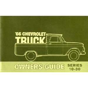  1966 CHEVROLET TRUCK Full Line Owners Manual User Guide 