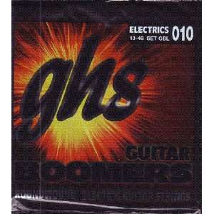  GHS Electric Guitar Boomers Roundwound Light, .010   .046 