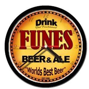  FUNES beer and ale cerveza wall clock 