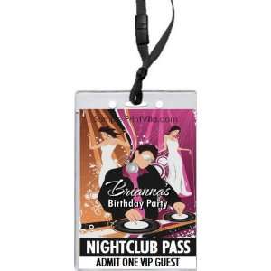  Nightclub DJ VIP Pass Invitation