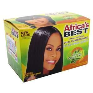Africas Best Herbal Intensive Dual Conditioning No Lye Relaxer System 