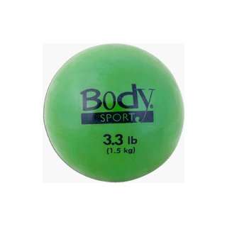  BodySport Soft Weight Training Balls 3.3 lbs   Green 