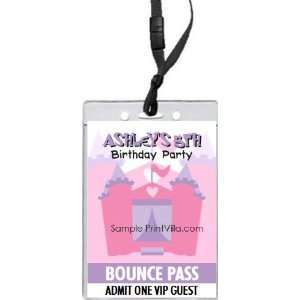  Bounce House Castle VIP Pass Invitation Health & Personal 