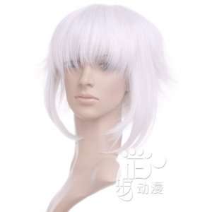 Short White Silver Anime Cosplay Costume Wig Toys & Games