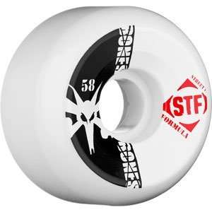  Bones STF Double Standard 58mm Skateboard Wheels (Set Of 4 
