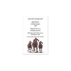  Jockey Invitation Adult Birthday Invitations Health 